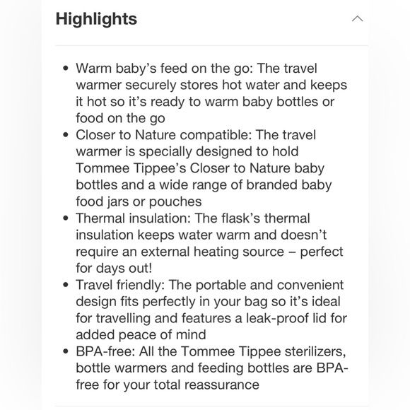 Tommee Tippee Insulated On-the-Go Bottle Warmer - Picture 2 of 4